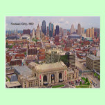 Kansas City, MO Skyline Memorial Liberty Area postcards