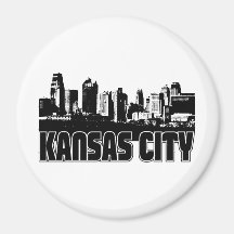 Kansas City Skyline Magnets