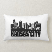 Kansas City Skyline Pillow