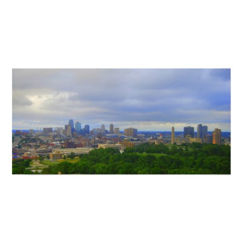 Kansas City Skyline Print print