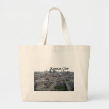 Kansas City Skyline with Kansas City in the Sky Tote Bag