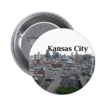 Kansas City Skyline with Kansas City in the Sky Buttons
