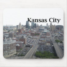 Kansas City Skyline with Kansas City in the Sky Mouse Pad