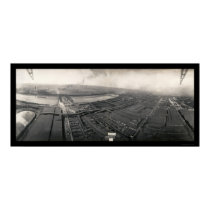 Kansas City Stockyards Photo 1907 posters