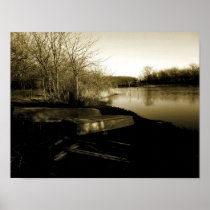 Kansas Country Scenes "The Fishing Hole" posters