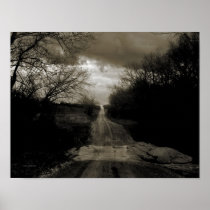 Kansas Country Scenes "The Low Water Bridge" posters