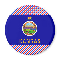 Kansas Flag magnets