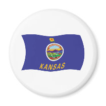 Kansas Flag Magnet
