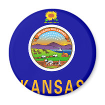 Kansas Flag magnets