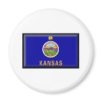 Kansas Flag magnets