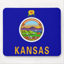 Kansas Flag Mousepad by jacinto888 Kansas Flag Mousepad