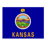 Kansas Flag Post Card