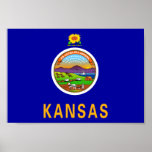 Kansas Flag Posters