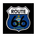 kansas, flag, route, shield