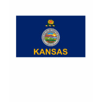 Kansas Flag T-shirt by FlagTshirts Kansas Flag T-shirt