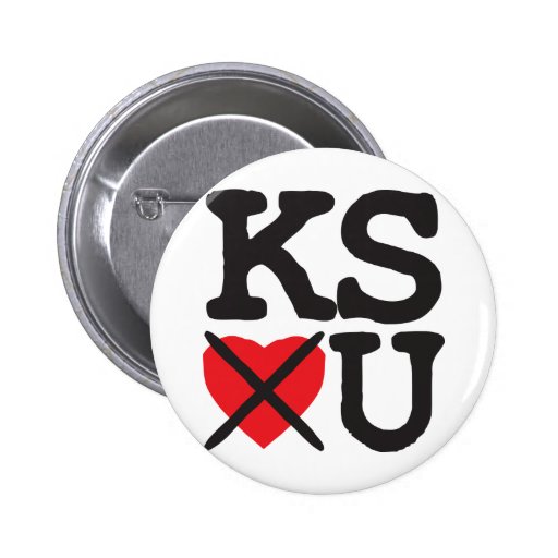 Kansas Hates You Pinback Buttons