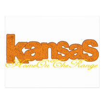 Kansas - Home on the Range Postcard