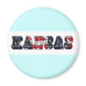 Kansas magnets by deesbasenjis Kansas magnets