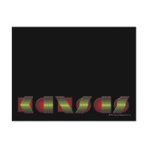 KANSAS (Point of Know Return Colors) Postcard