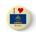 Kansas State Flag buttons