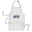 Kansas state seal license plate aprons