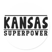 Kansas Superpower Designs Sticker