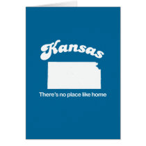 Kansas - Theres no place like home T-shirt cards