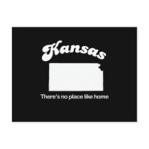 Kansas - Theres no place like home T-shirt Post Card
