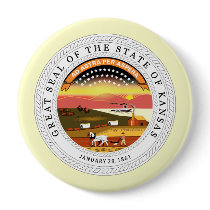 Kansas, USA Buttons