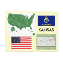 Kansas, USA postcards by archemedes Kansas, USA postcards