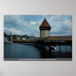 Kapelbruke, Lucerne, Switzerland Posters