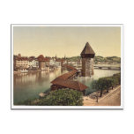 Kapellbrucke and Wasserturm, Lucerne, Switzerland Post Cards