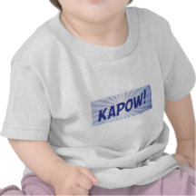 KAPOW comic book apparel T-shirts