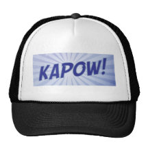KAPOW comic book apparel Trucker Hat