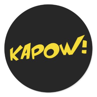 Kapow Comic Sticker sticker
