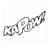 Kapow Postcard postcards