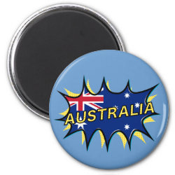 "Kapow" Starburst Australian flag