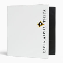 Kappa Alpha Theta 3 Ring Binders