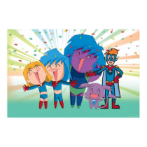 Kappa Mikey™ Hooray Poster posters by animationcollective Kappa Mikey™ Hooray Poster posters