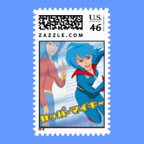 Kappa Mikey™ Mitsuki Stamps by animationcollective Kappa Mikey™ Mitsuki Stamps