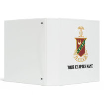 Kappa Sigma Crest 3 Ring Binders