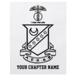 Kappa Sigma Crest - Black and White Personalized Flyer