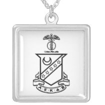 Kappa Sigma Crest - Black and White necklaces