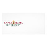 Kappa Sigma Fraternity Customized Photo Card