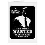 Kappa Sigma - The Most Wanted Cards