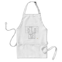 Kaptain Kernel Comic Strip aprons