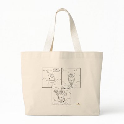 Kaptain Kernel Comic Strip Bags by charactercraze