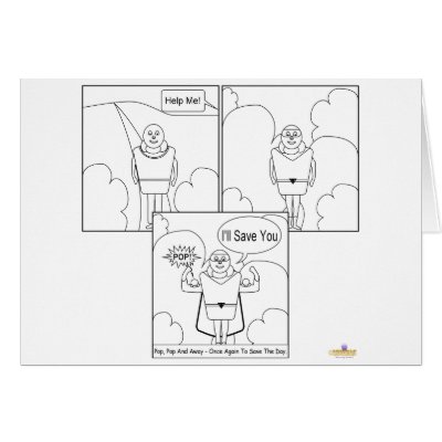 Kaptain Kernel Comic Strip Card by charactercraze