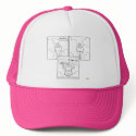 Kaptain Kernel Comic Strip hats