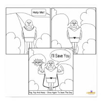 Kaptain Kernel Comic Strip posters